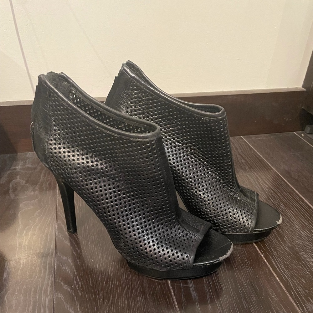 BCBG Black Booties Size 8